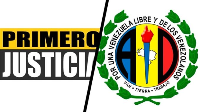 Resultado de imagen para accion democratica y primero justicia