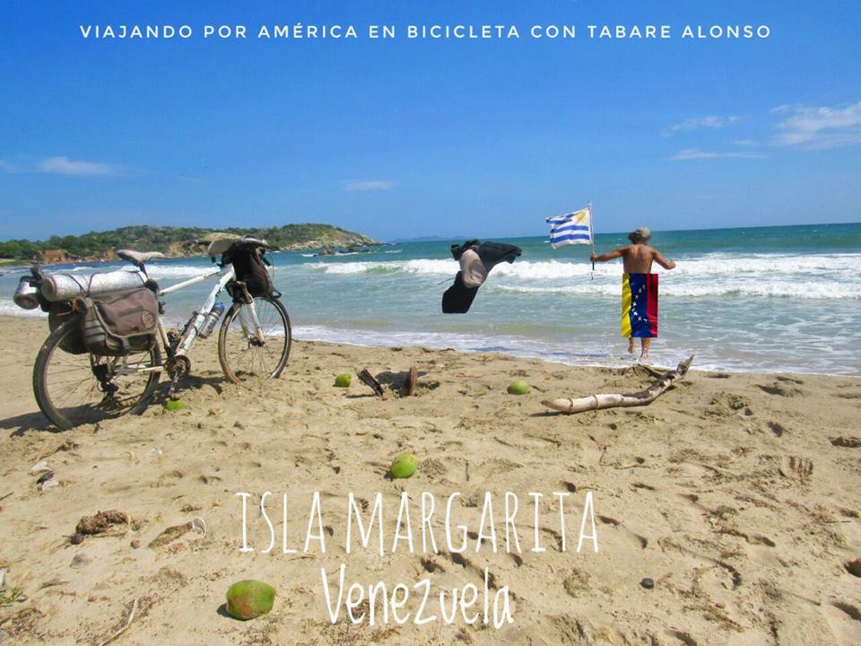 Ciclista uruguayo en Venezuela 