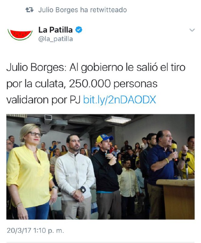 Julio Borges mitómano