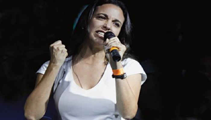 María Corina Machado hambre