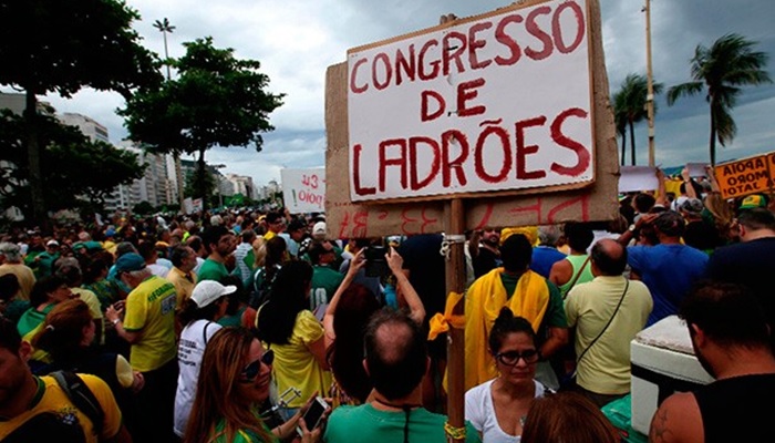 Protestas Gob interino de Temer