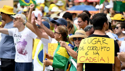 protestas gob interino de Temer