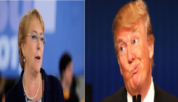 Michell Bachelet Donald Trump