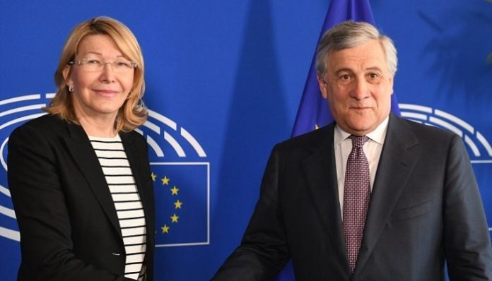 Díaz-Anotnio-Tajani-UE-Sanciones-Venezuela