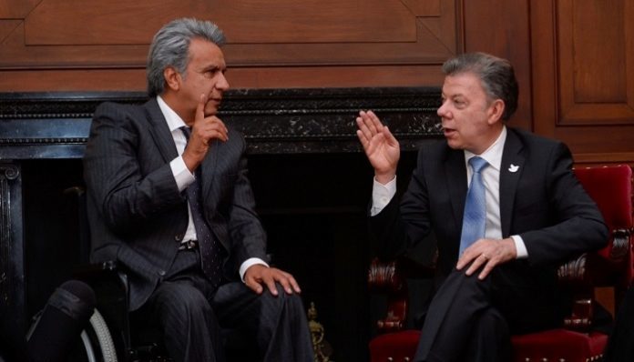 Gobiernos-Lenin-Moreno-Juan-Manuel-Santos-Colombia-Ecuador