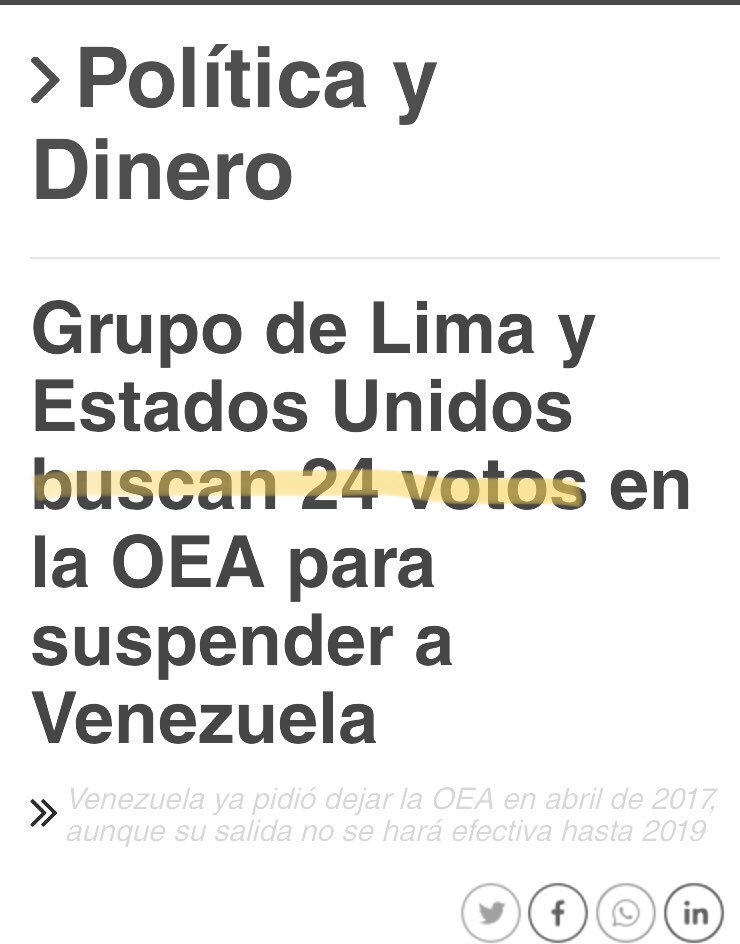 Grupo de Lima - OEA