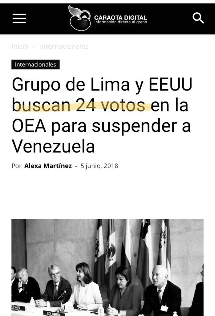 Grupo de Lima - OEA