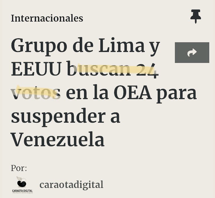 Grupo de Lima - OEA