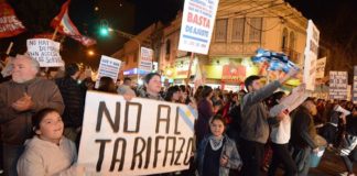 Panameños protesta