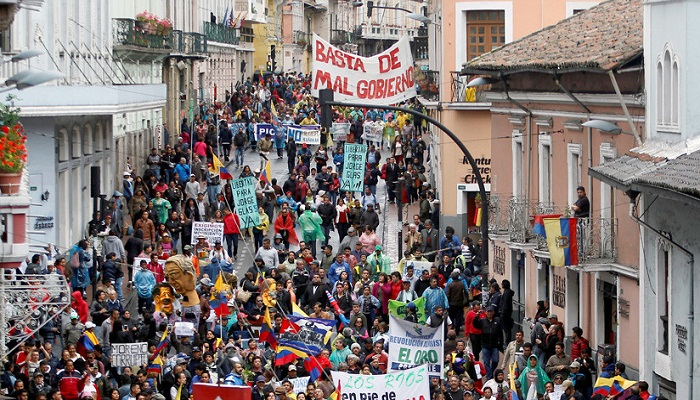 ecuador protesta lenin moreno