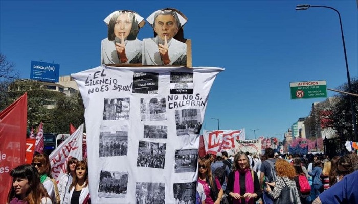 Mauricio Macri - Protestas