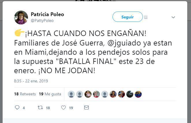 Juan Guaidó - Patricia Poleo