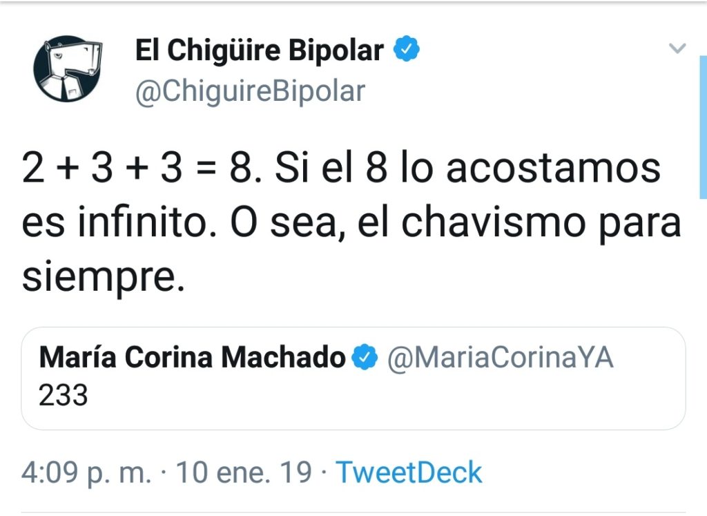 Chigüire Bipolar - María Corina Machado