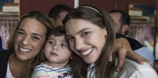 Guaidó - Fabiana Rosales y Lilian Tintori