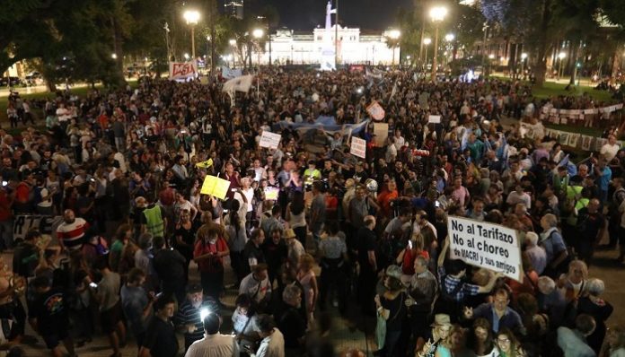 Mauricio Macri - Protestas