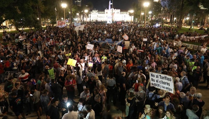 Mauricio Macri - Protestas