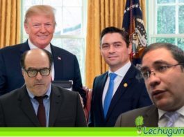 donald trump, carlos vecchio y García Banchs