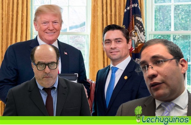 donald trump, carlos vecchio y García Banchs