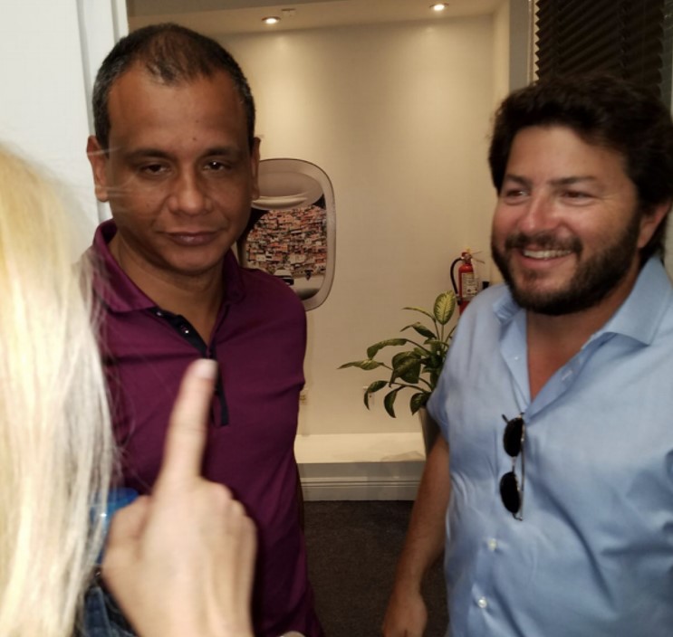 Juan Bracamonte, Presidente de Avior y Carlos Kauffman