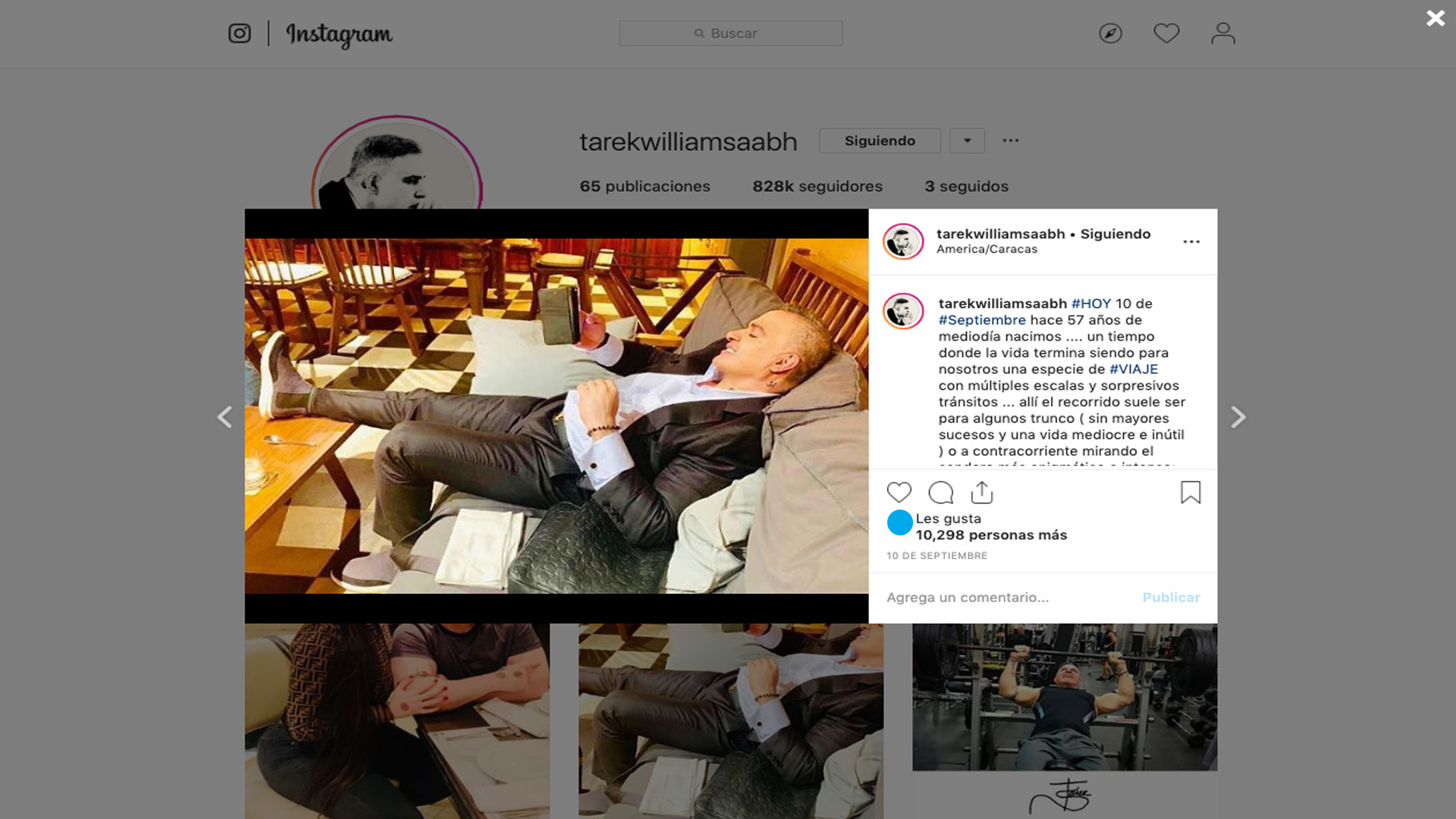 Tarek William Saab instagram
