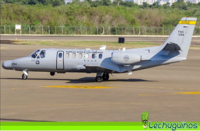 aeronave colombiana territorio venezolano