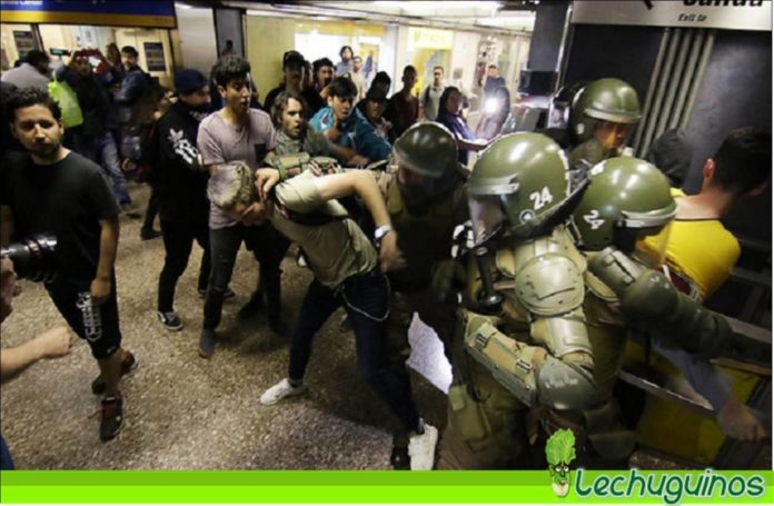 policia represion chile