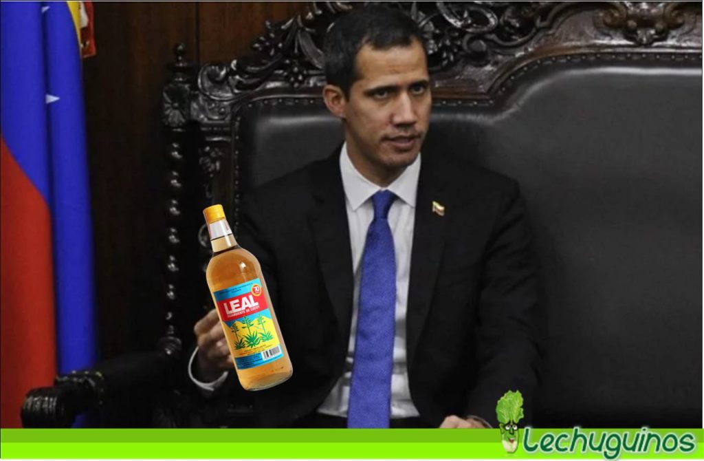 guaidó bebiendo licorerías