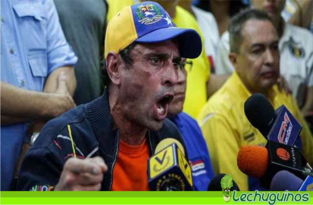 Henrique Capriles, explotó de arrechera