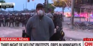 equipo cnn detenido Minneapolis