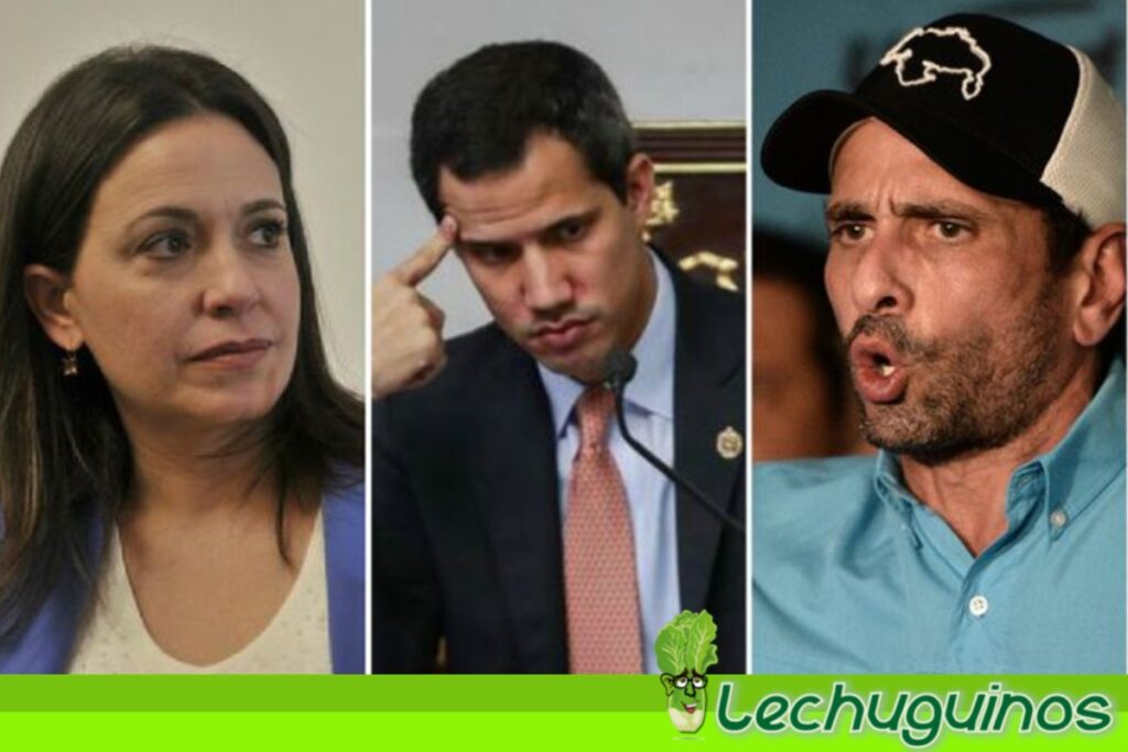 Guaidó planea presionar a Capriles y a María Corina con sanciones gringas