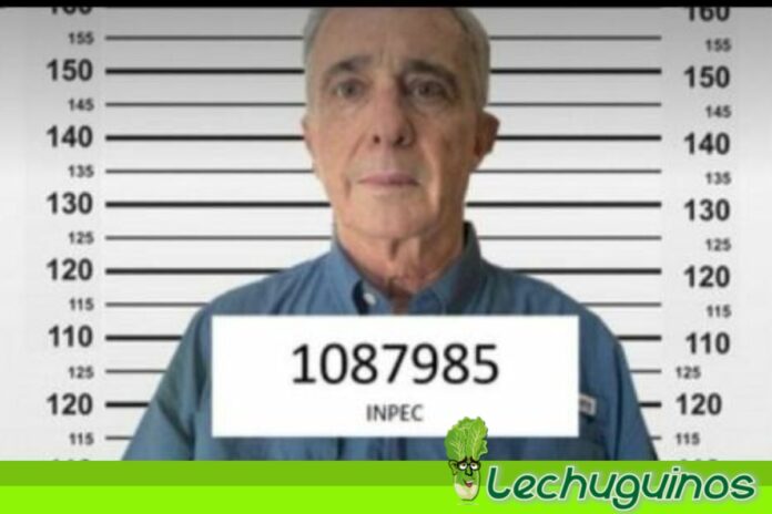 Álvaro Uribe, registrado como preso en el sistema penitenciario colombiano