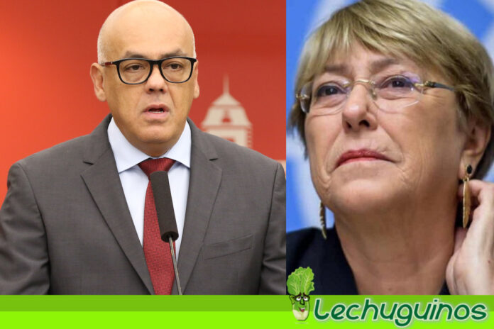 Vea la pela que le dio Jorge Rodríguez a Michelle Bachelet