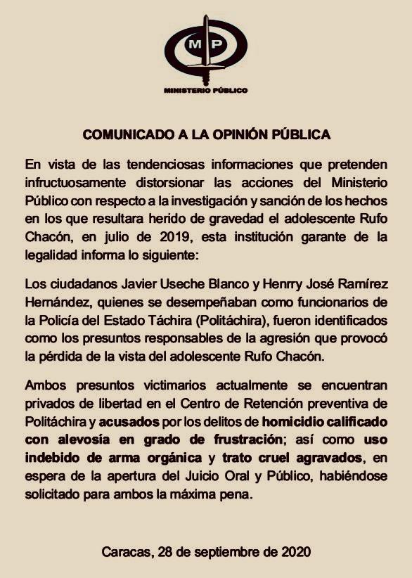 Caso Rufo Chacón