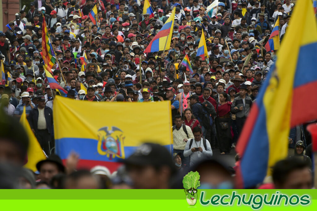Ecuatorianos se moviliza en contra del gobierno de Lenin Moreno