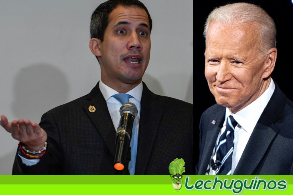 Guaidó le suplica a Biden que no lo deje solo en su saqueo a Venezuela