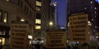 En Nueva York protestas ante la incertidumbre por resultados electorales