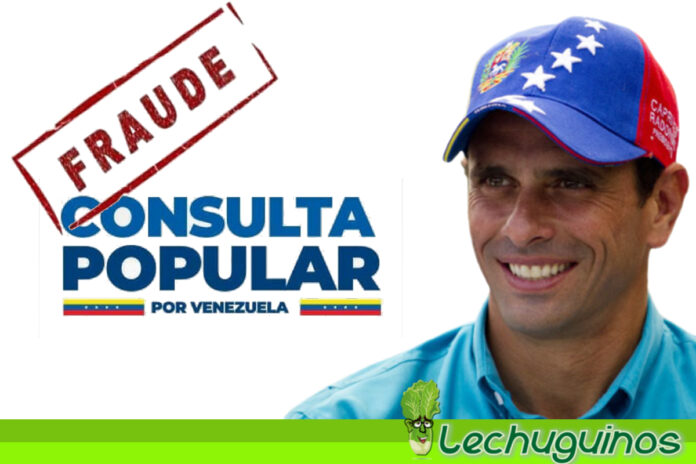 Usurparon identidad de Capriles para “votar” en la consulta popular de Guaidó