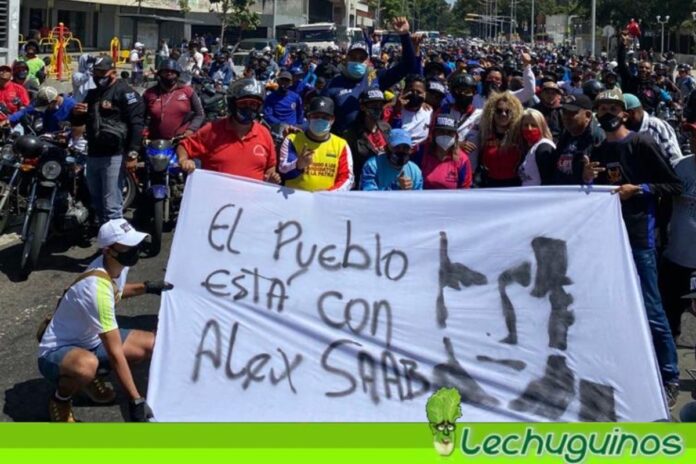 Vea como jóvenes y artistas exigen la liberación del diplomático Alex Saab