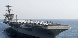 EEUU ordena que portaviones y buques sigan cerca de Taiwán