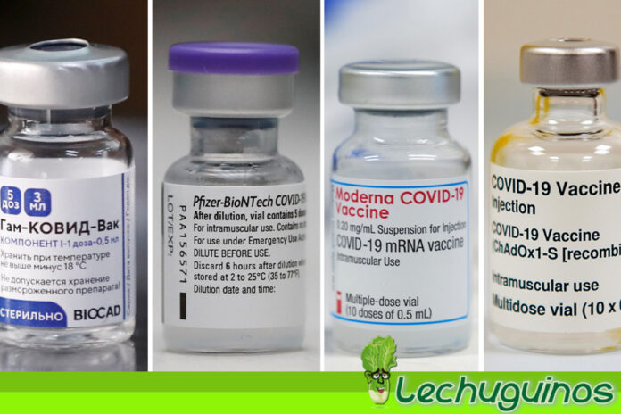 Vea la comparación las cuatro principales vacunas contra el covid-19