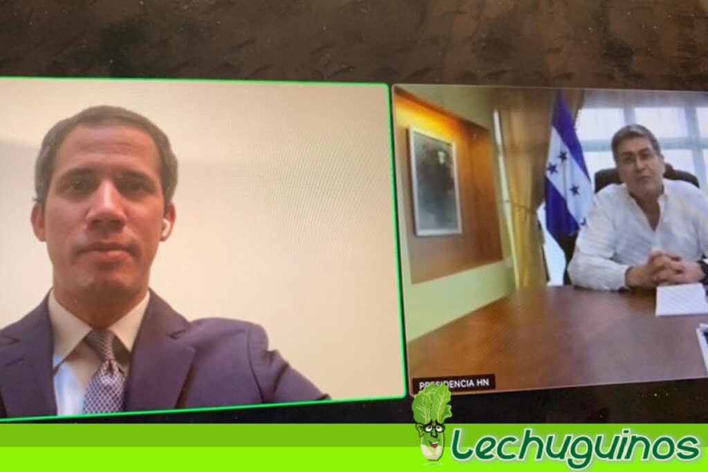 Guaidó aplaudió labor del Presidente de Honduras con relación al tráfico de drogas