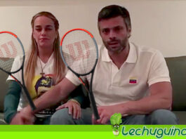 Vea a Lilian Tintori y a Leopoldo López jugando tenis con los 100 dólares que le “donaron”