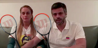 Vea a Lilian Tintori y a Leopoldo López jugando tenis con los 100 dólares que le “donaron”