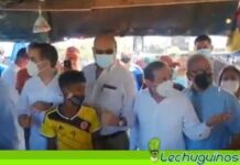 ¡NO LOS QUIERE NI SU MADRE! Así corrieron en mercado de Puerto La Cruz a Juan Pablo Guanipa, Luis Florido y William Davila (+VIDEO)