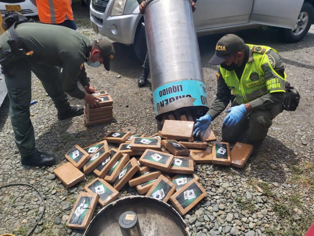 Bombonas de oxígeno cocaína