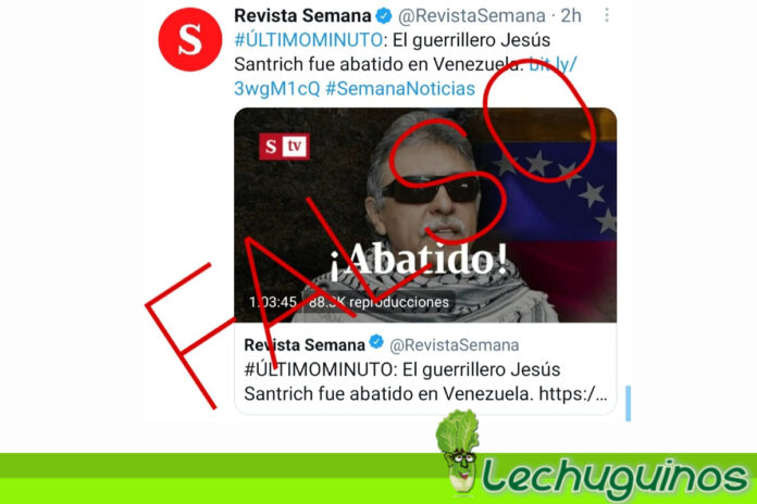 A Jesús Santrich lo mataron en Colombia