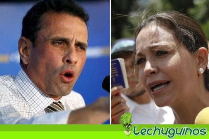 María Corina Machado asegura que Capriles no es oposición