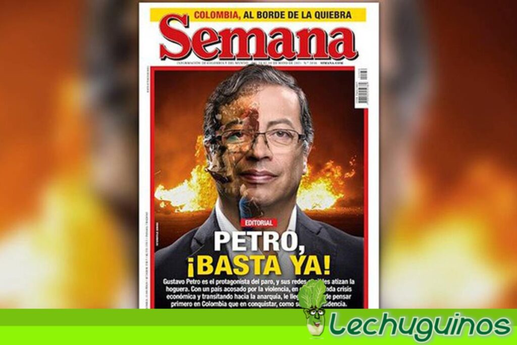 Revista Semana Gustavo Petro ensangrentado