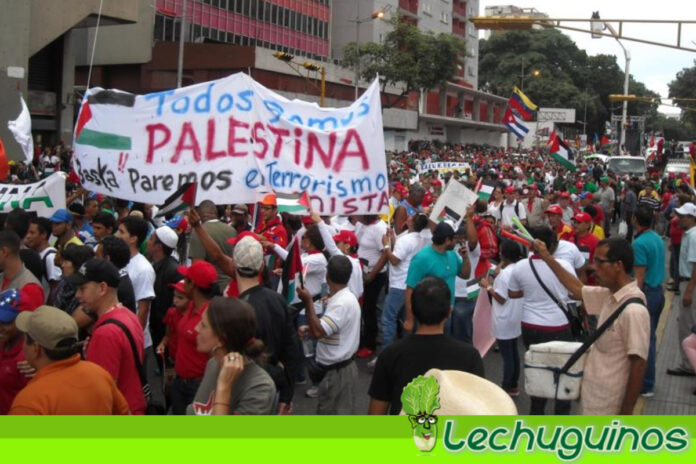 Venezuela se moviliza en solidaridad con el pueblo de Palestina
