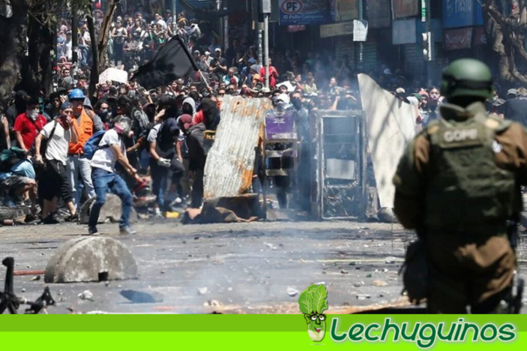 Fuertes protestas en Valparaíso en medio de discurso de Sebastián Piñera